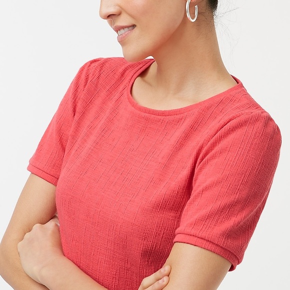 NWT J Crew Textured puff-sleeve top XS - Picture 10 of 10